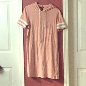 Pink Hoodie dress